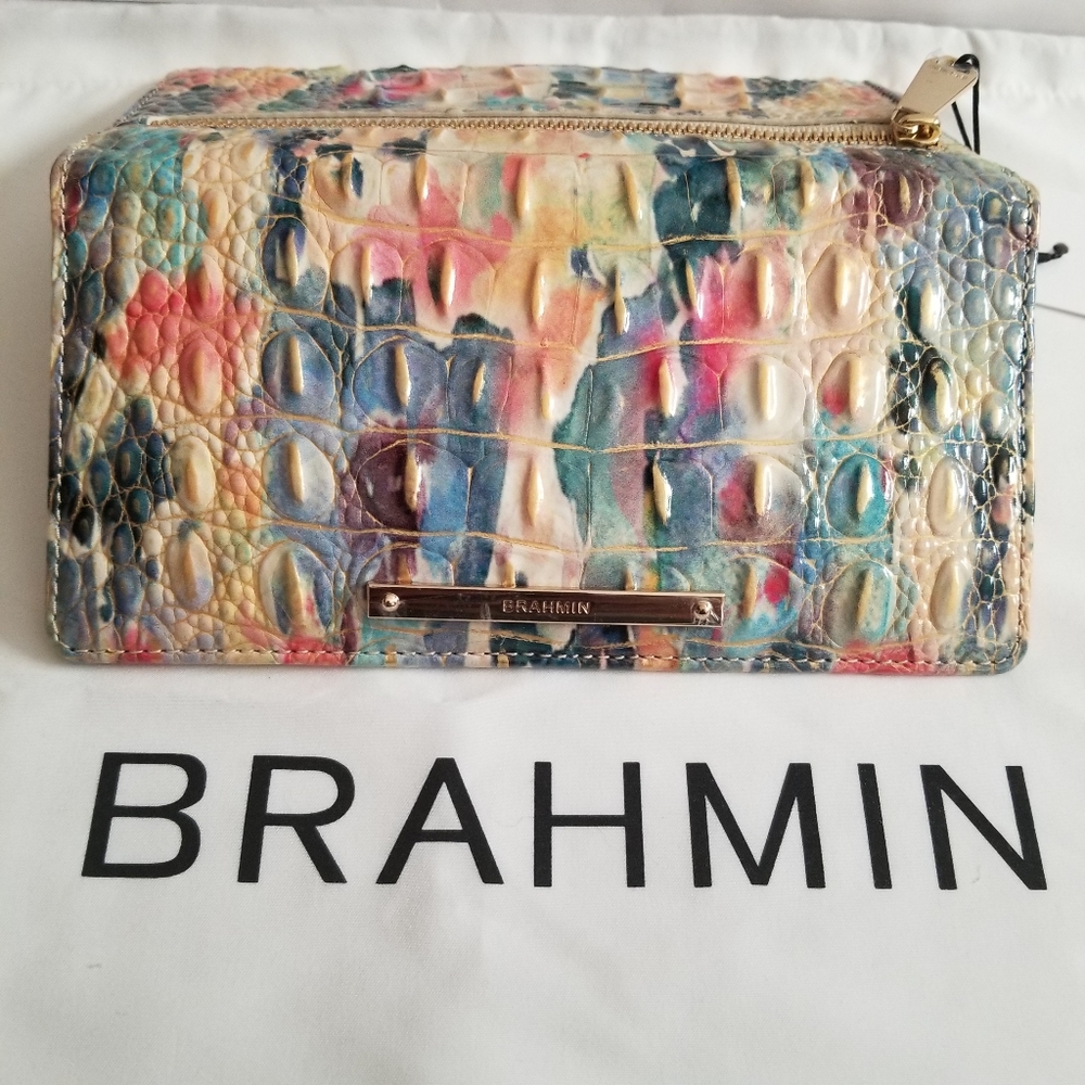 NWT Brahmin Superbloom Melbourne Ady Wallet - Picture 4 of 12